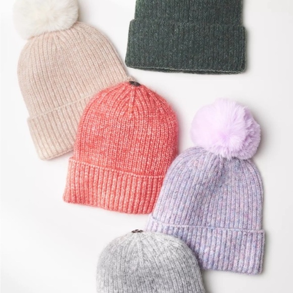 Anthropologie Pick A Pom lavender pom new with tags and hat main image 5